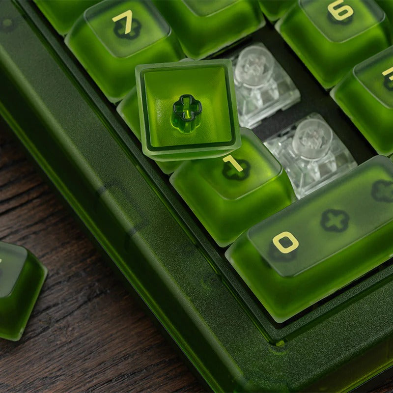 8BitDo - Retro 18 Mechanical Numpad Xbox Edition - Klawiatura Numeryczna Bezprzewodowa Retro z Kalkulatorem