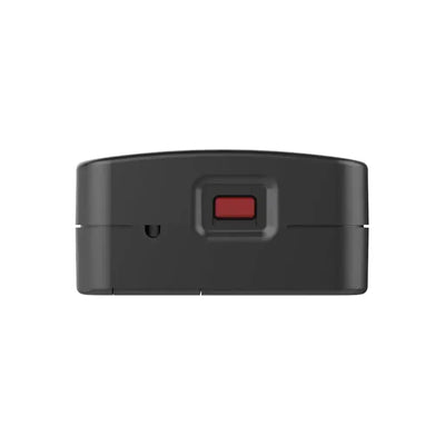 Czarny adapter retro USB z czerwonym przyciskiem, akcesorium do konsoli NES SNES