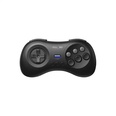 Czarny bezprzewodowy gamepad Bluetooth 8BitDo M30 z przyciskami do gier retro