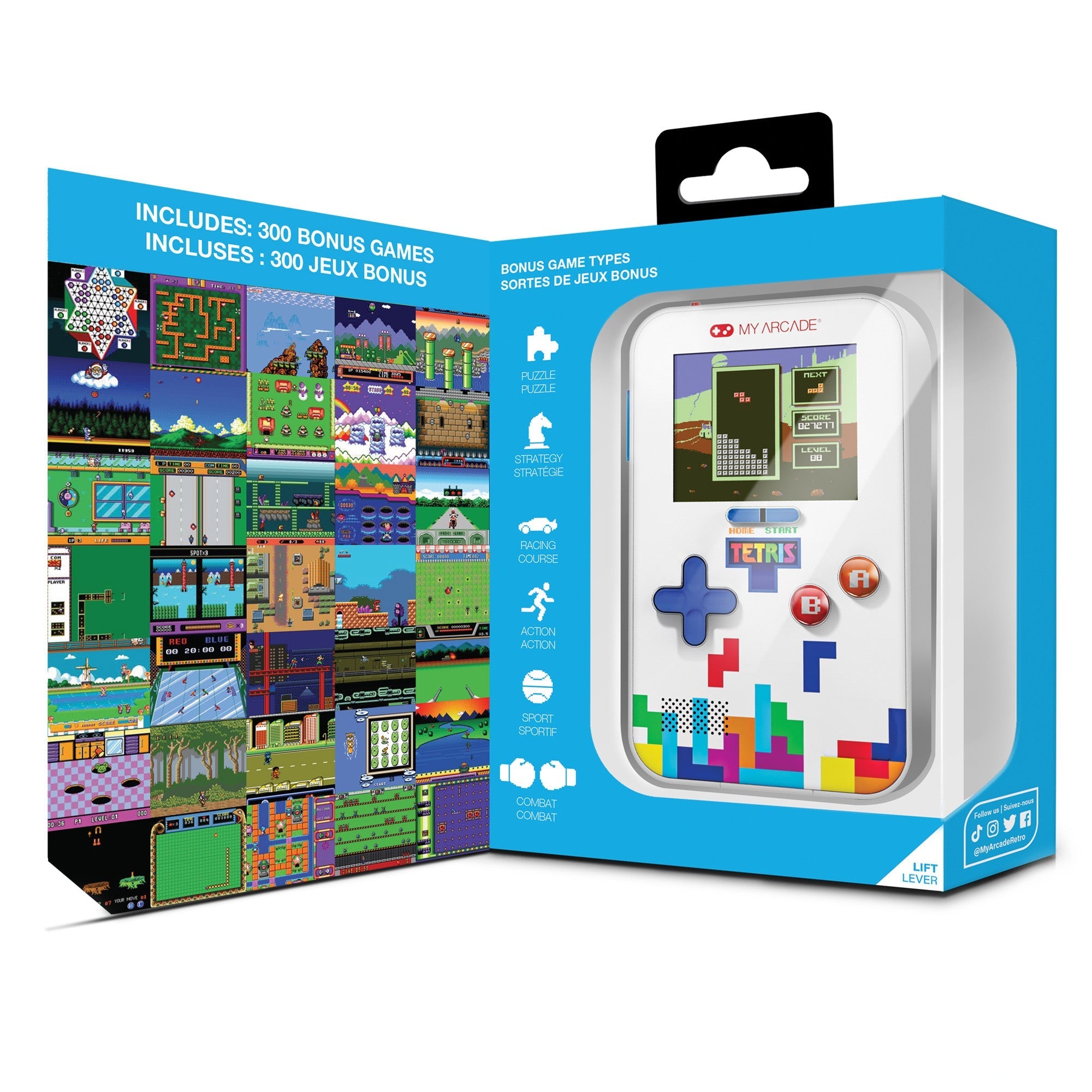 My Arcade - Tetris Go Gamer DGUNL-7029 - Kolekcjonerska Konsola Retro