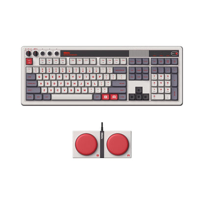 8BitDo - Retro 108 Mechanical Keyboard - Mechaniczna Klawiatura 100% Bezprzewodowa Retro