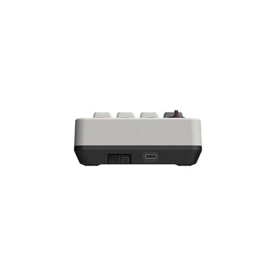 Podkładka numeryczna retro, klawiatura mechaniczna z portem USB-C, widok z boku