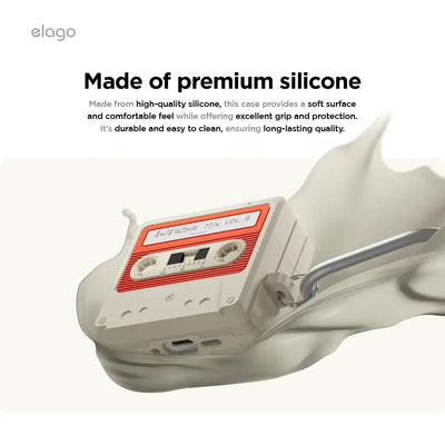 Silikonowe etui w kształcie kasety magnetofonowej, akcesorium do biura, premium design