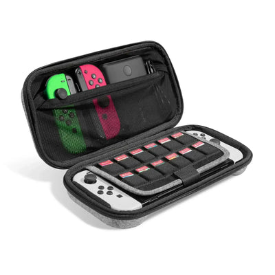 Etui podróżne na konsolę Nintendo Switch OLED z miejscem na karty pamięci i akcesoria