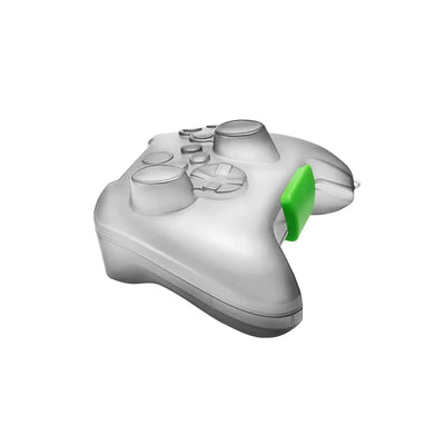 Zestaw adapter do kontrolera Xbox, szary pad z zielonym modułem USB do gier