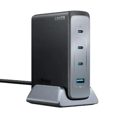 Stacja dokująca USB-C z czterema portami na biurko, ładowarka biurowa do home office