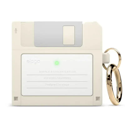 Brelok w kształcie dyskietki USB, styl retro, akcesorium biurowe na klucze