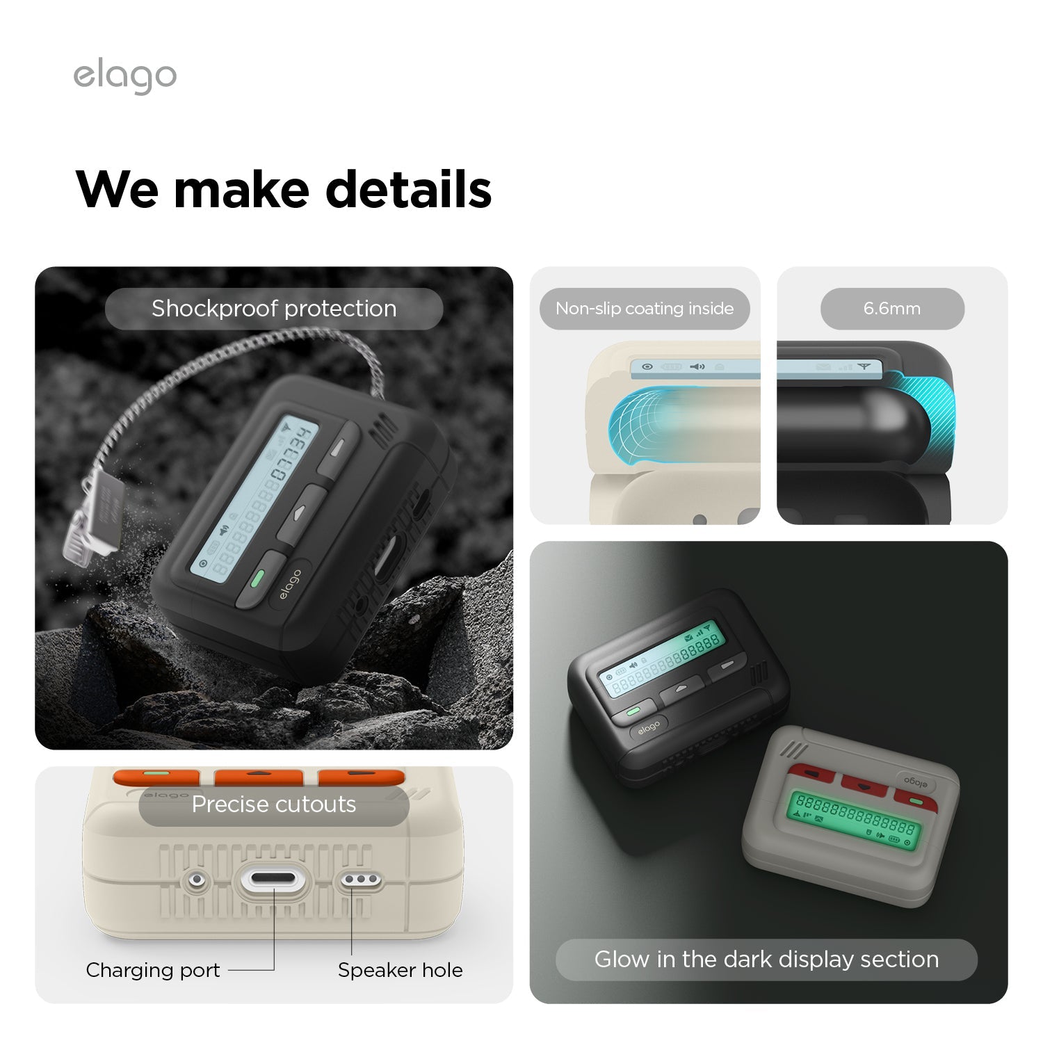 Elago - Pager Case for AirPods Pro 2 - Etui Pager na AirPods Pro 2