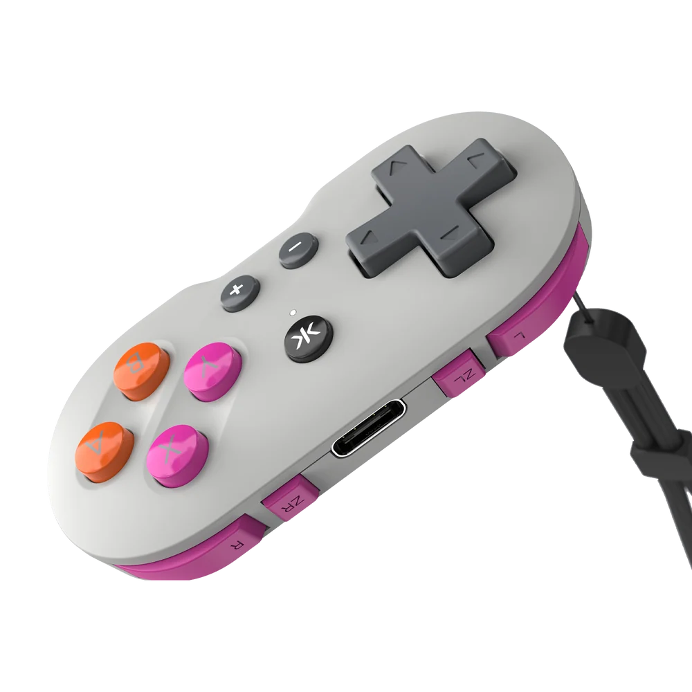 CRKD - ATOM™ Mini Keychain Controller CRKD Grey - Kieszonkowy Kontroler Bezprzewodowy