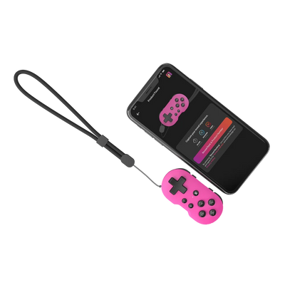CRKD - ATOM™ Mini Keychain Controller Hot Pink - Kieszonkowy Kontroler Bezprzewodowy