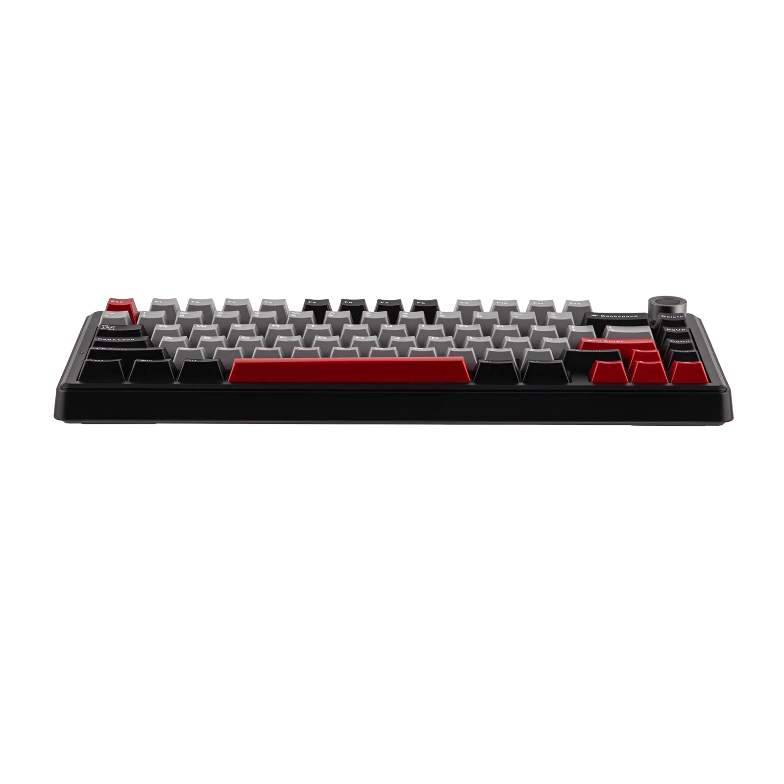 AULA - F75 MAX Mechanical Keyboard with TFT Screen - Klawiatura Mechaniczna - Black + Red