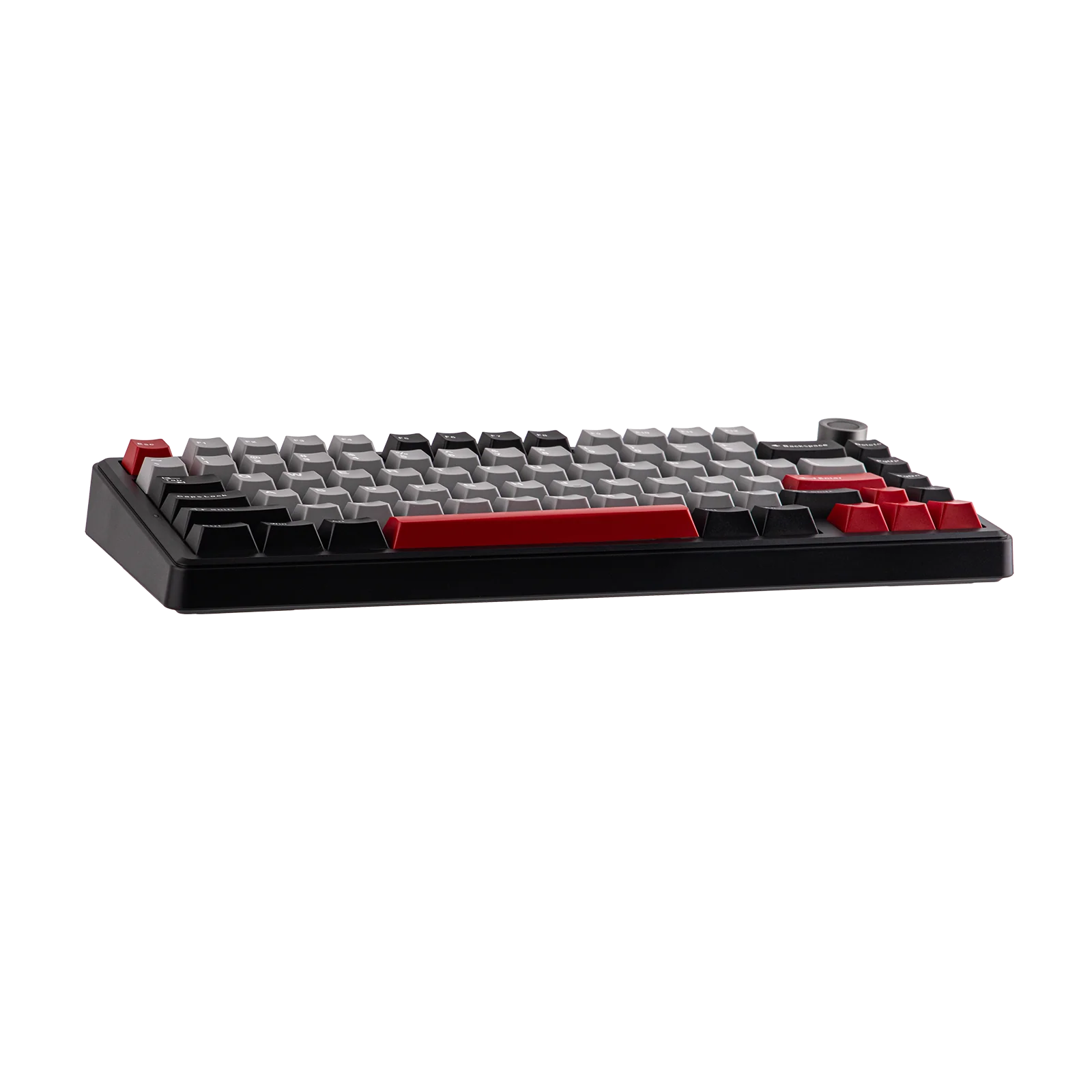 AULA - F75 MAX Mechanical Keyboard with TFT Screen - Klawiatura Mechaniczna - Black + Red