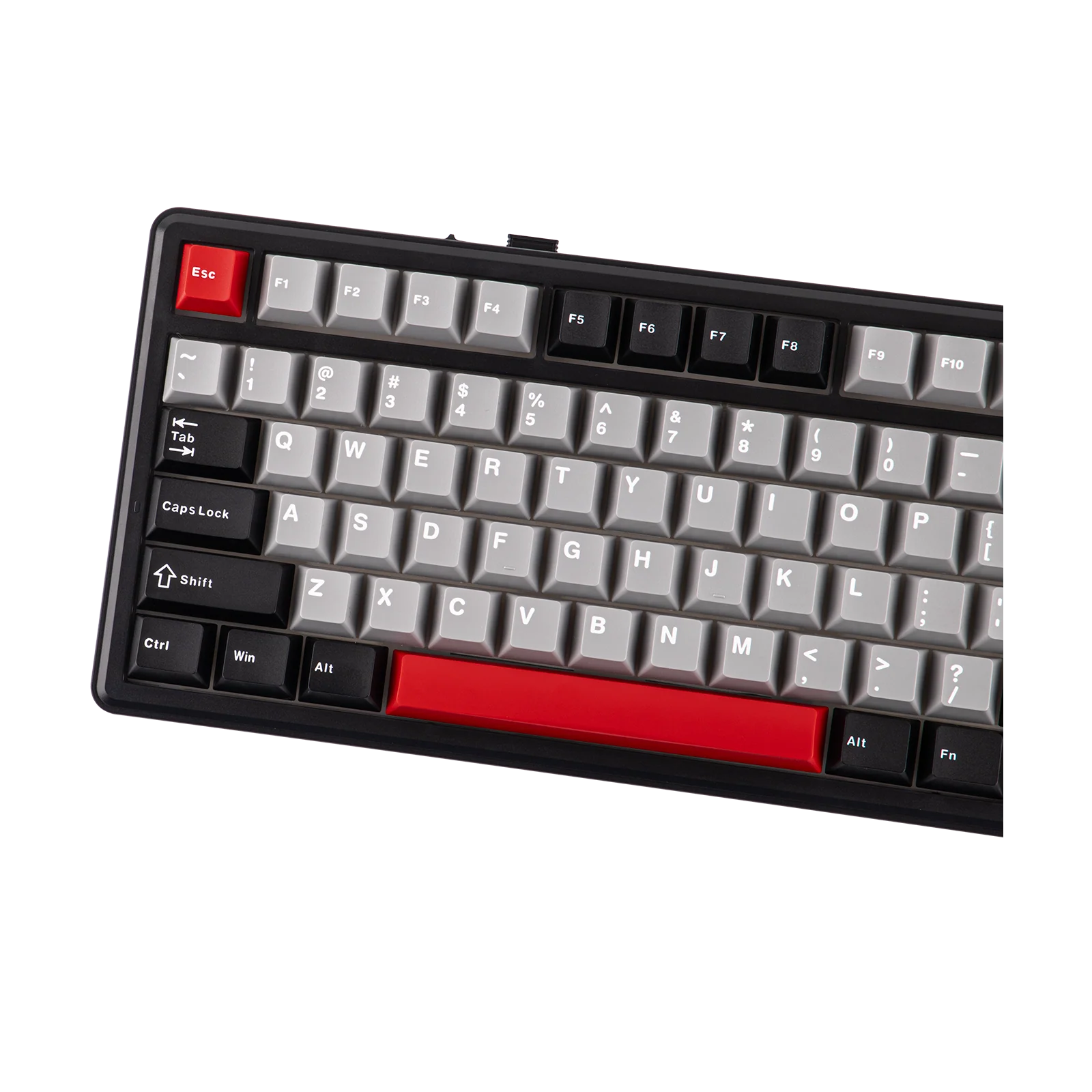 AULA - F75 MAX Mechanical Keyboard with TFT Screen - Klawiatura Mechaniczna - Black + Red