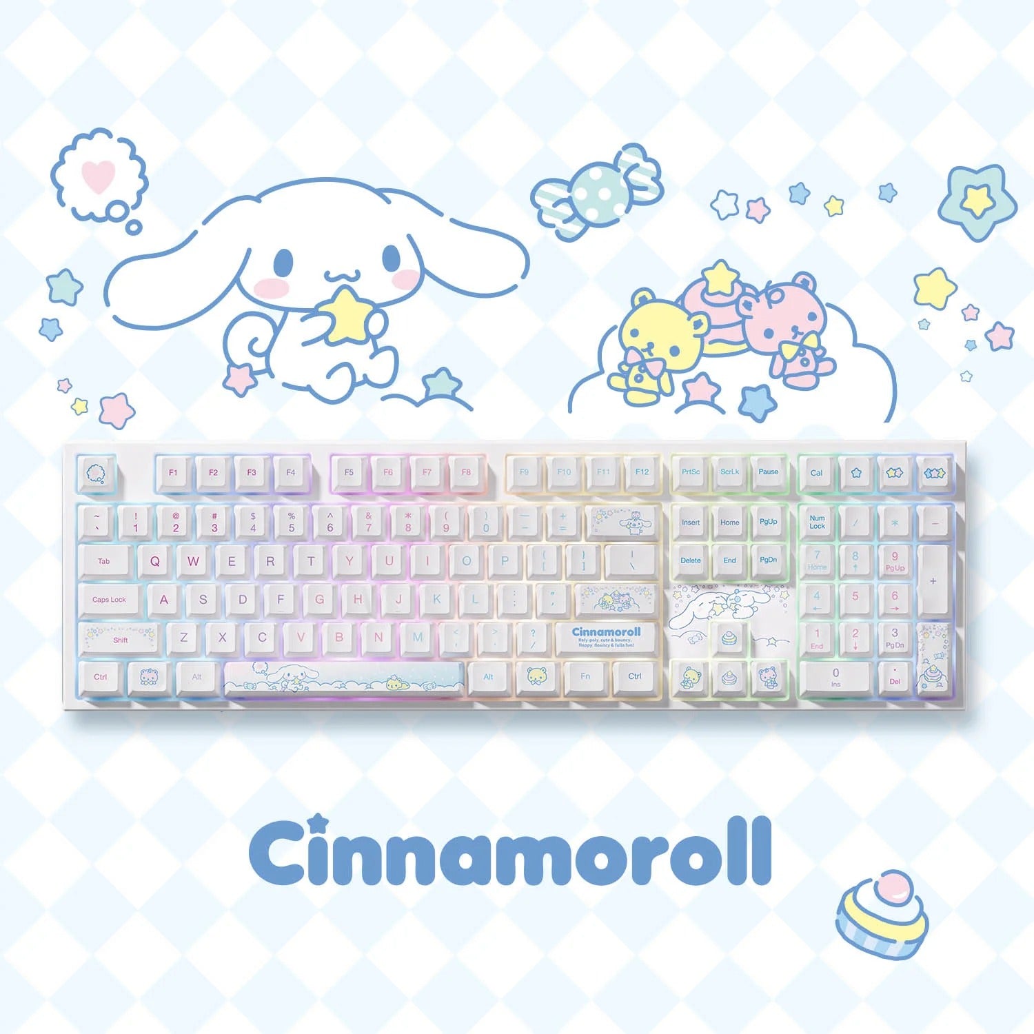 Akko x Cinnamoroll 5108 V5 Wireless Mechanical Keyboard - Klawiatura Mechaniczna