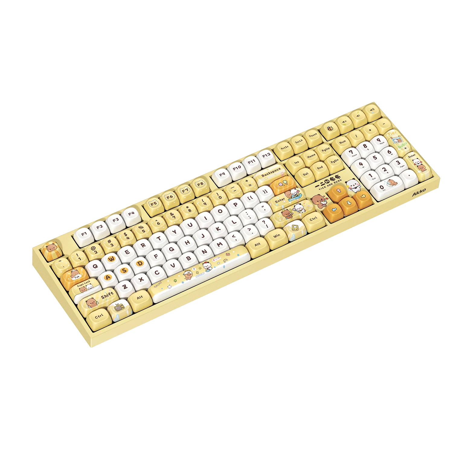 Akko x Dudu and Bubu 5108 V5 Yellow Wireless Mechanical Keyboard - Klawiatura Mechaniczna