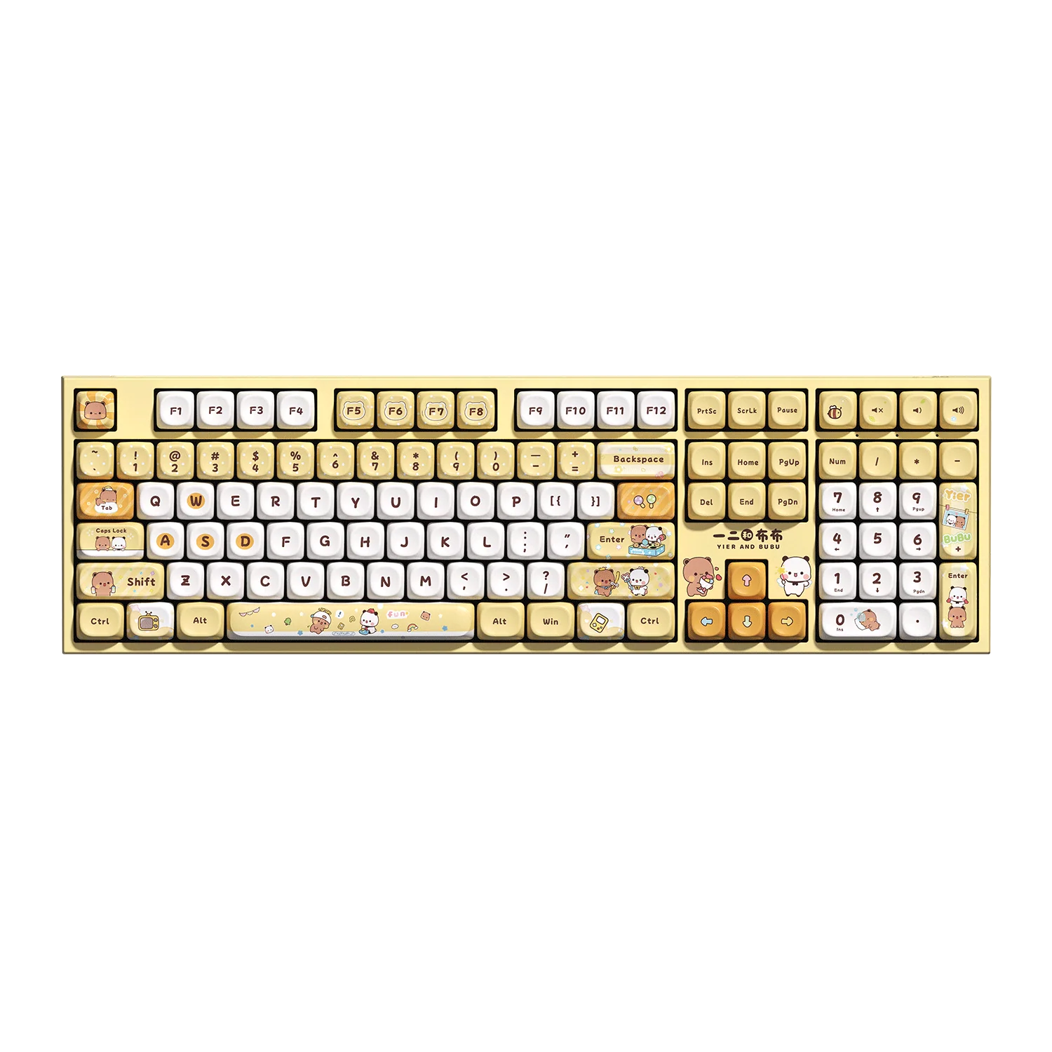 Akko x Dudu and Bubu 5108 V5 Yellow Wireless Mechanical Keyboard - Klawiatura Mechaniczna