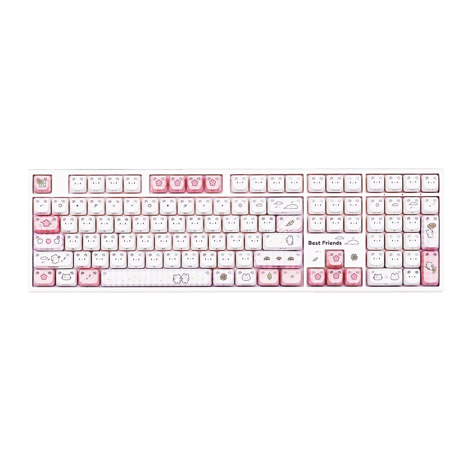 Akko - Shiny Kitten 5108 V5 Wireless Mechanical Keyboard - Pink - Klawiatura Mechaniczna