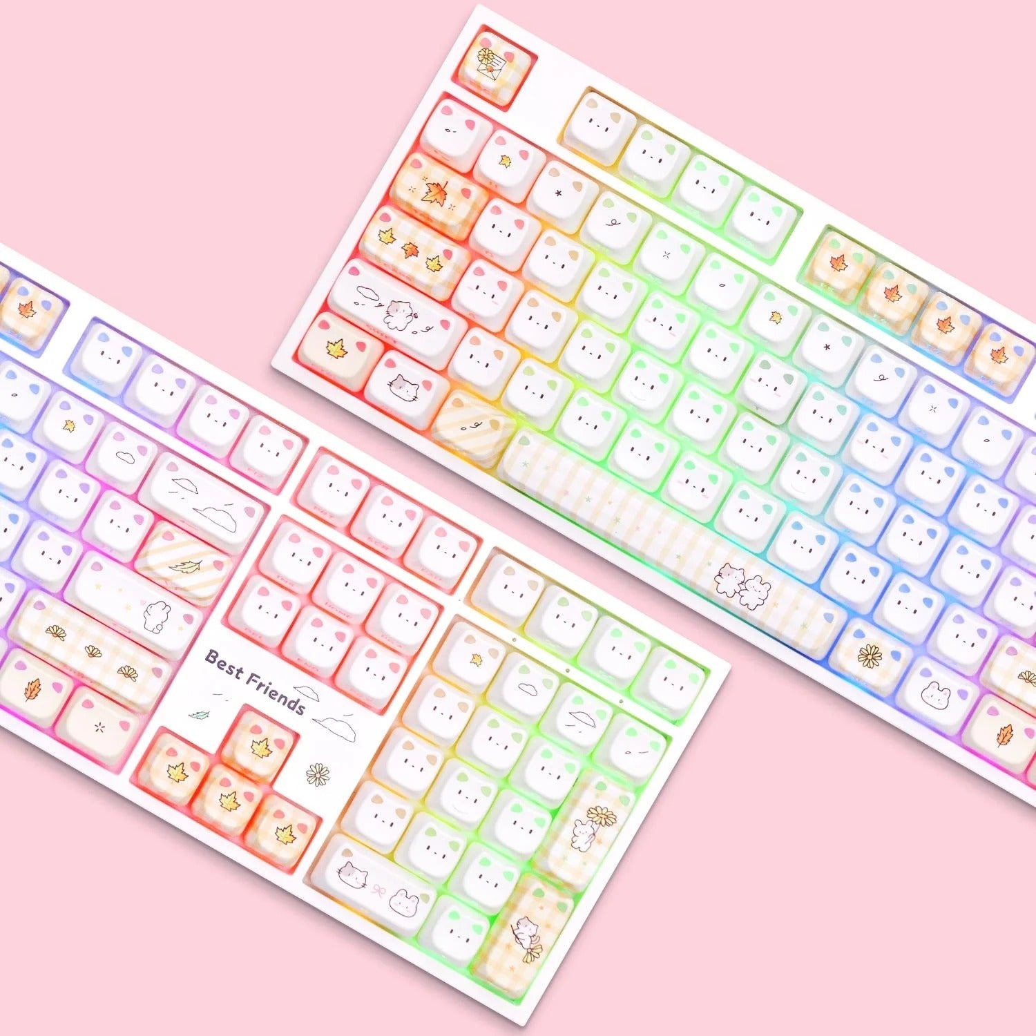 Akko - Shiny Kitten 5108 V5 Wireless Mechanical Keyboard - Pink - Klawiatura Mechaniczna