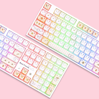 Akko - Shiny Kitten 5108 V5 Wireless Mechanical Keyboard - Pink - Klawiatura Mechaniczna