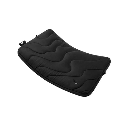 Czarna podkładka ergonomiczna pod nadgarstki do klawiatury mechanicznej, biuro home office