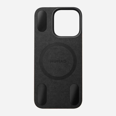 Skórzane, magnetyczne etui na iPhone 16 Pro, widok z tyłu, brąz Horween