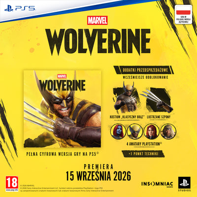 Marvel's Wolverine - Gra na PlayStation 5 Polski Dubbing