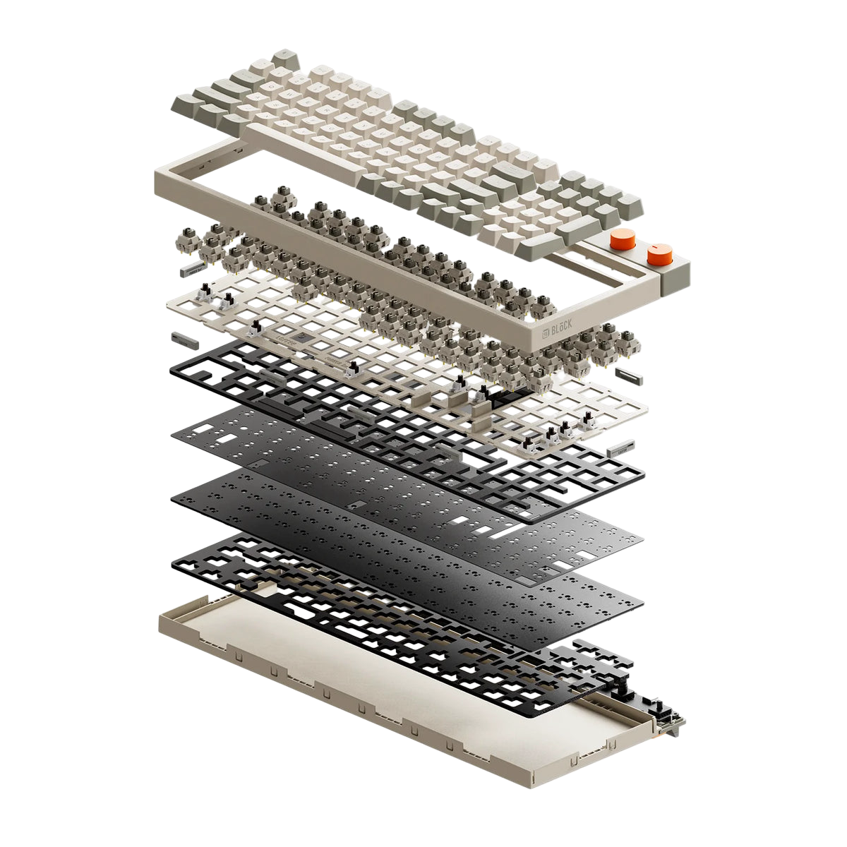 Lofree - Block Mechanical Keyboard - Bezprzewodowa Klawiatura Mechaniczna