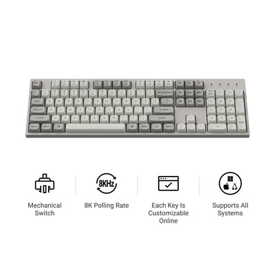 Keychron - C2 Pro 8K QMK Wired Custom Mechanical Keyboard