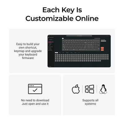 Keychron - C2 Pro 8K QMK Wired Custom Mechanical Keyboard