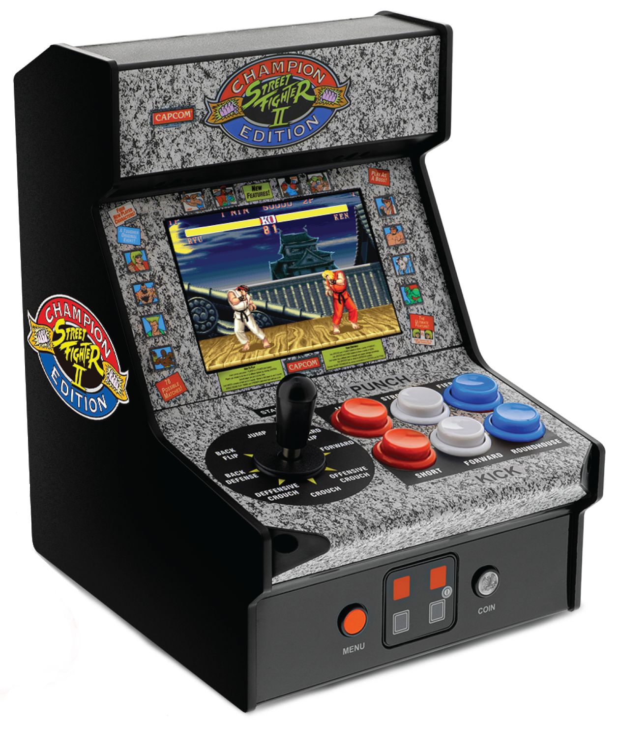 My Arcade - Street Fighter 2 Champion Edition Micro Player DGUNL-3283 - Kolekcjonerska Konsola do Gier Retro