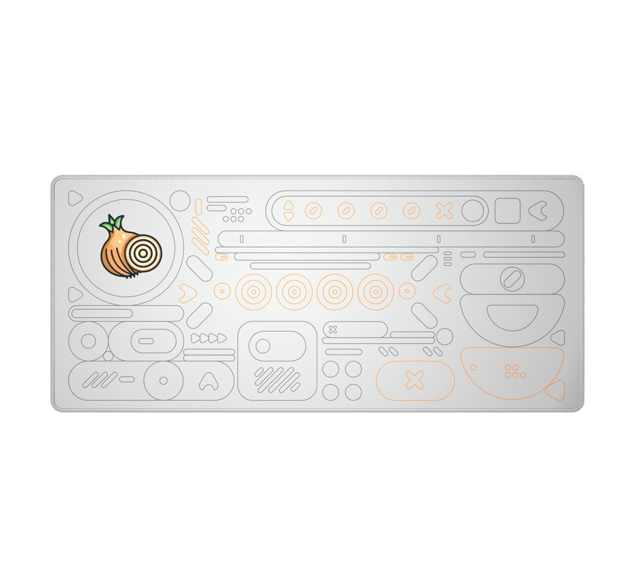 Dark Project - Onionite Pattern Mousepad XL - Gamingowa Mata na Biurko