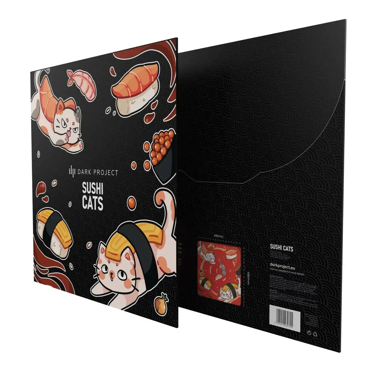 Dark Project - Sushi Cats Pro Mousepad L - Gamingowa Podkładka pod Myszkę