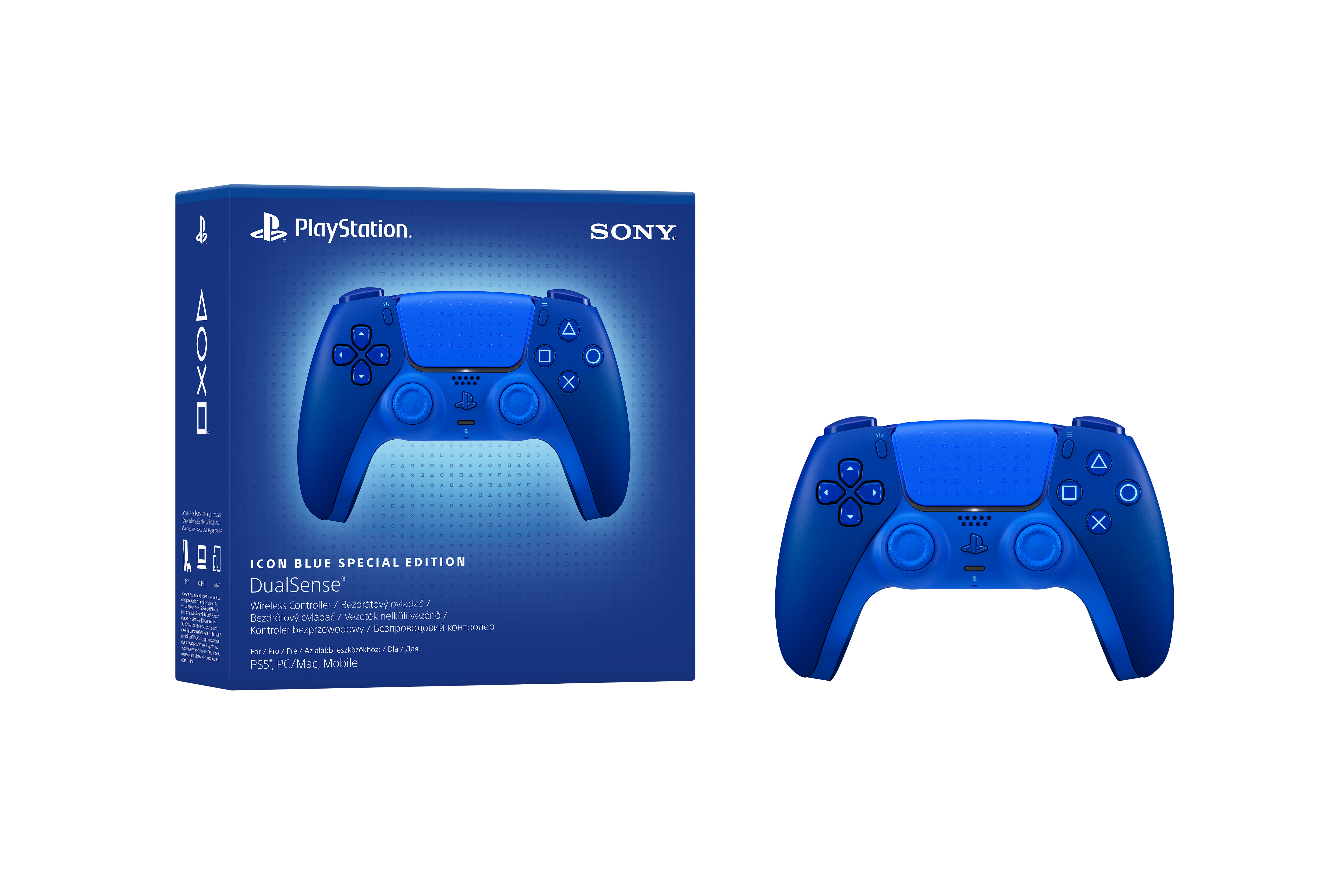 Sony - Kontroler Bezprzewodowy DualSense PlayStation 5 (Edycja Limitowana) - Icon Blue