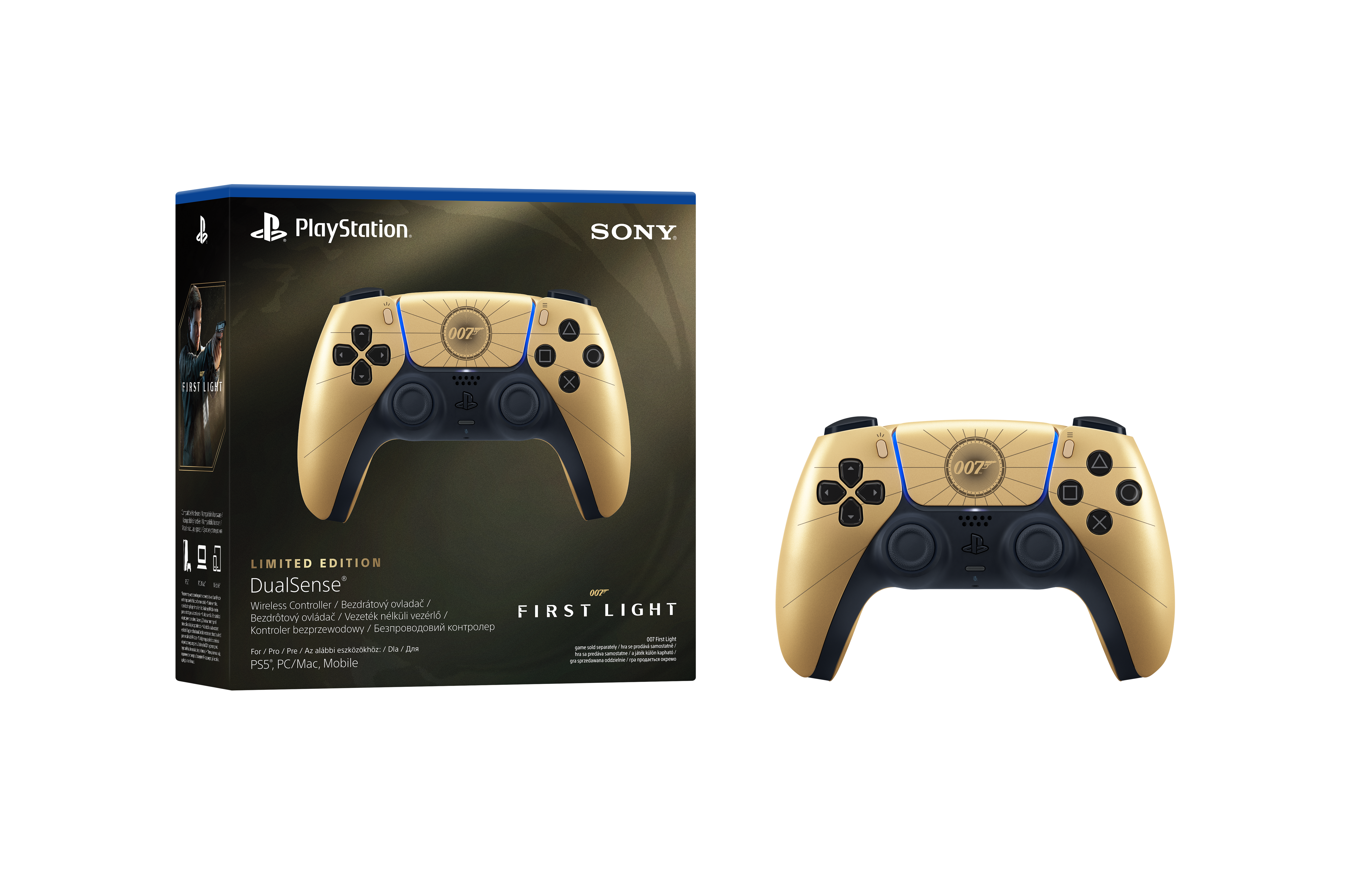 Sony - Kontroler Bezprzewodowy DualSense PlayStation 5 (Edycja Limitowana) - 007 First Light