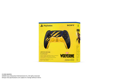 Sony - Kontroler Bezprzewodowy DualSense PlayStation 5 (Edycja Limitowana) - Marvel’s Wolverine Battle Yellow