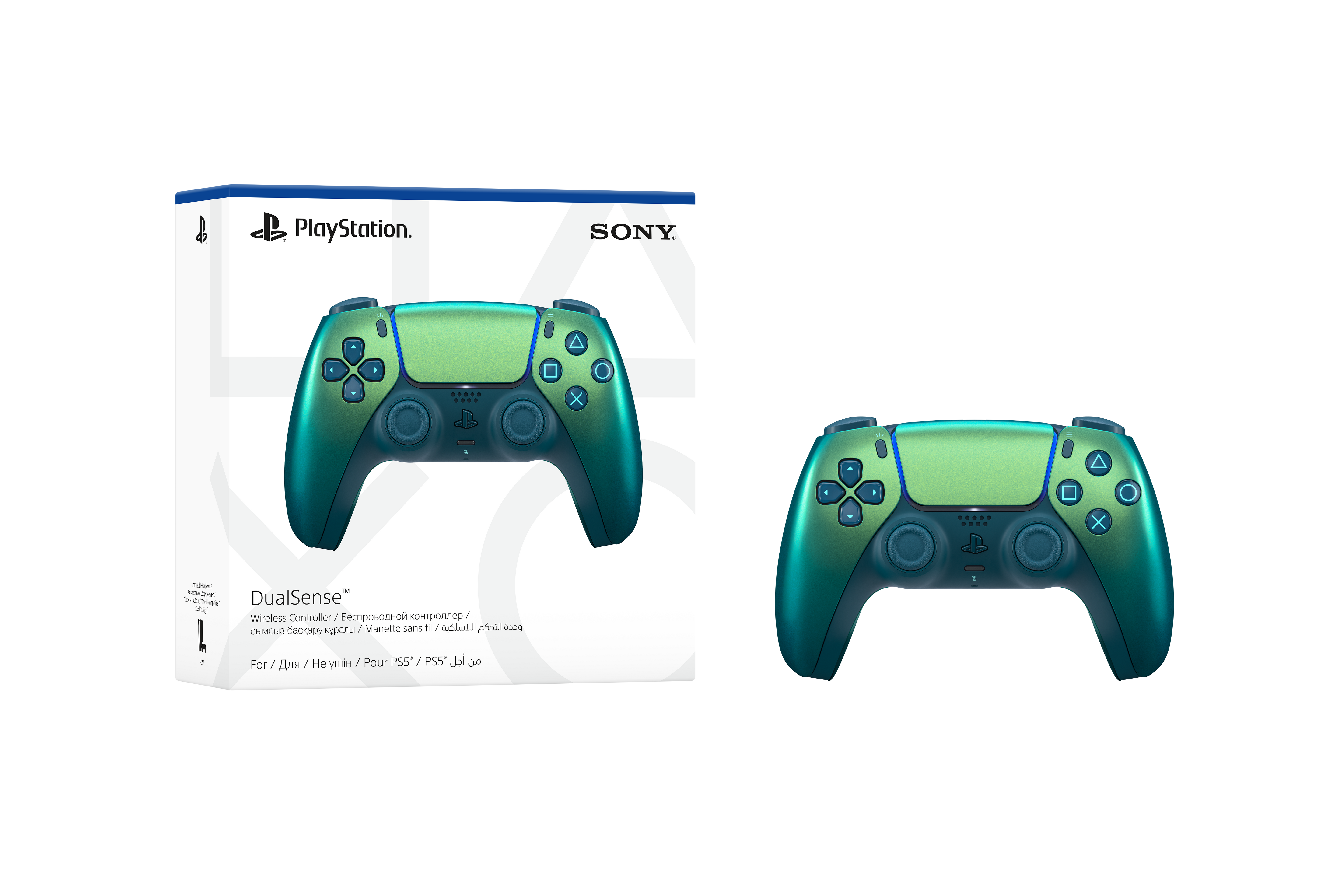 Sony - Kontroler Bezprzewodowy DualSense PlayStation 5 - Chrome Teal