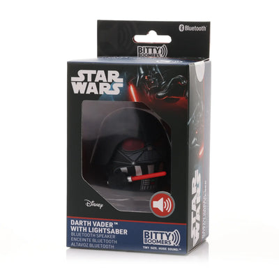 Głośnik Bluetooth Star Wars Darth Vader z mieczem świetlnym w czarnym pudełku, licencjonowany gadżet