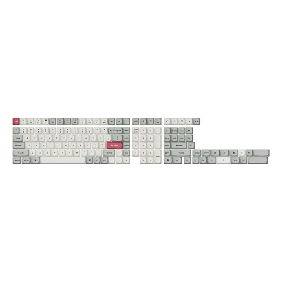 Keychron - Double Shot PBT OSA Full Set Keycap Set - Keycapy o profilu OSA