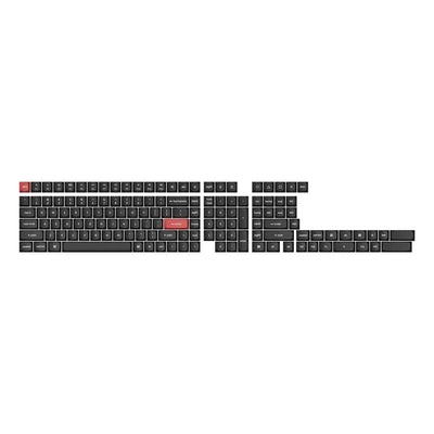 Zestaw keycapów Double Shot PBT OSA biały na czarnym do klawiatury mechanicznej