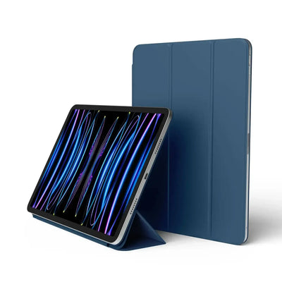 Etui do tabletu w kolorze niebieskim, funkcja podstawki, nowoczesny design