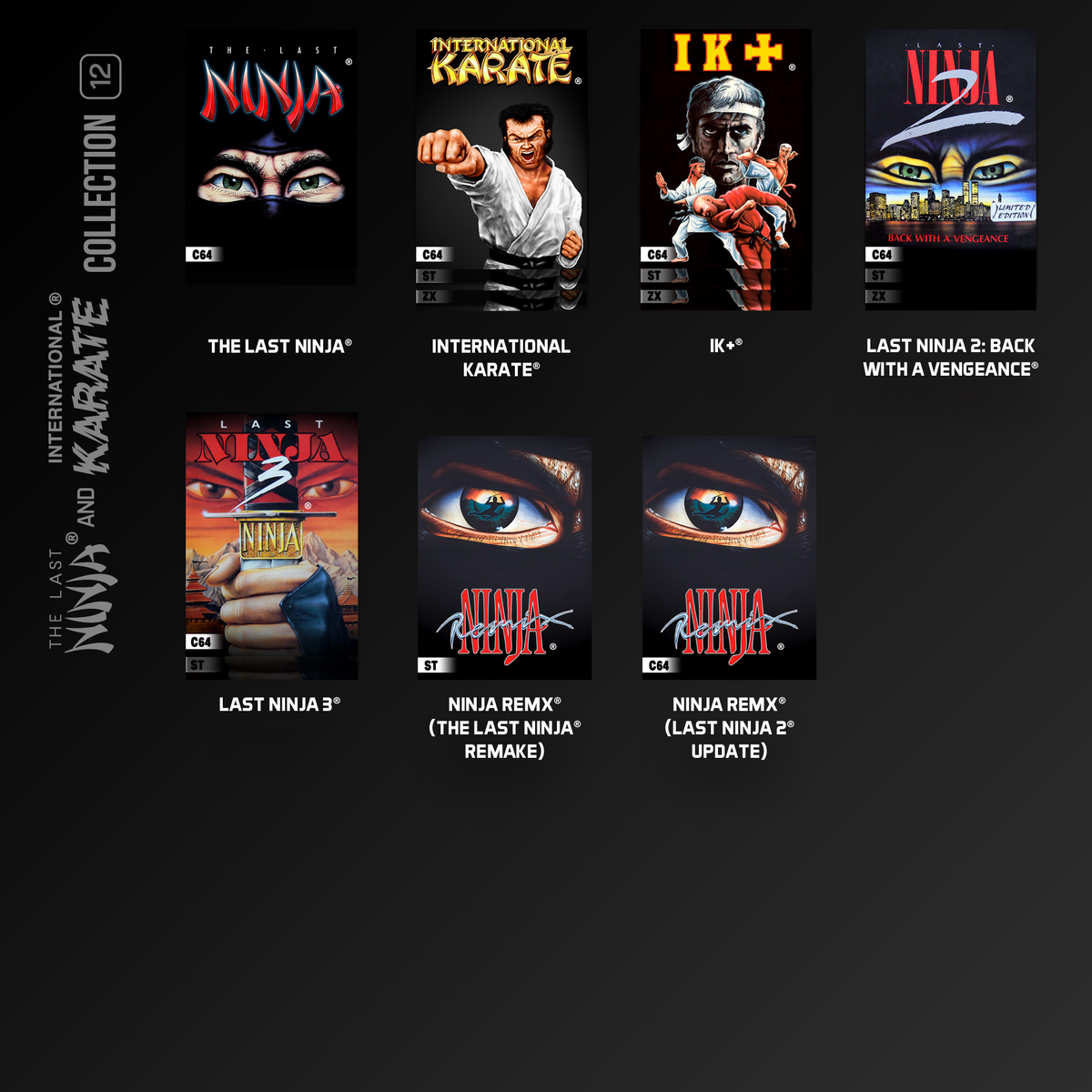 Evercade - The Last Ninja and IK Collection - Zestaw Gier Retro