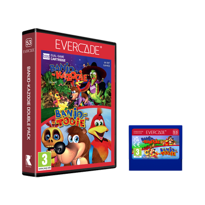 Evercade - Banjo-Kazooie Double Pack - Zestaw Gier Retro