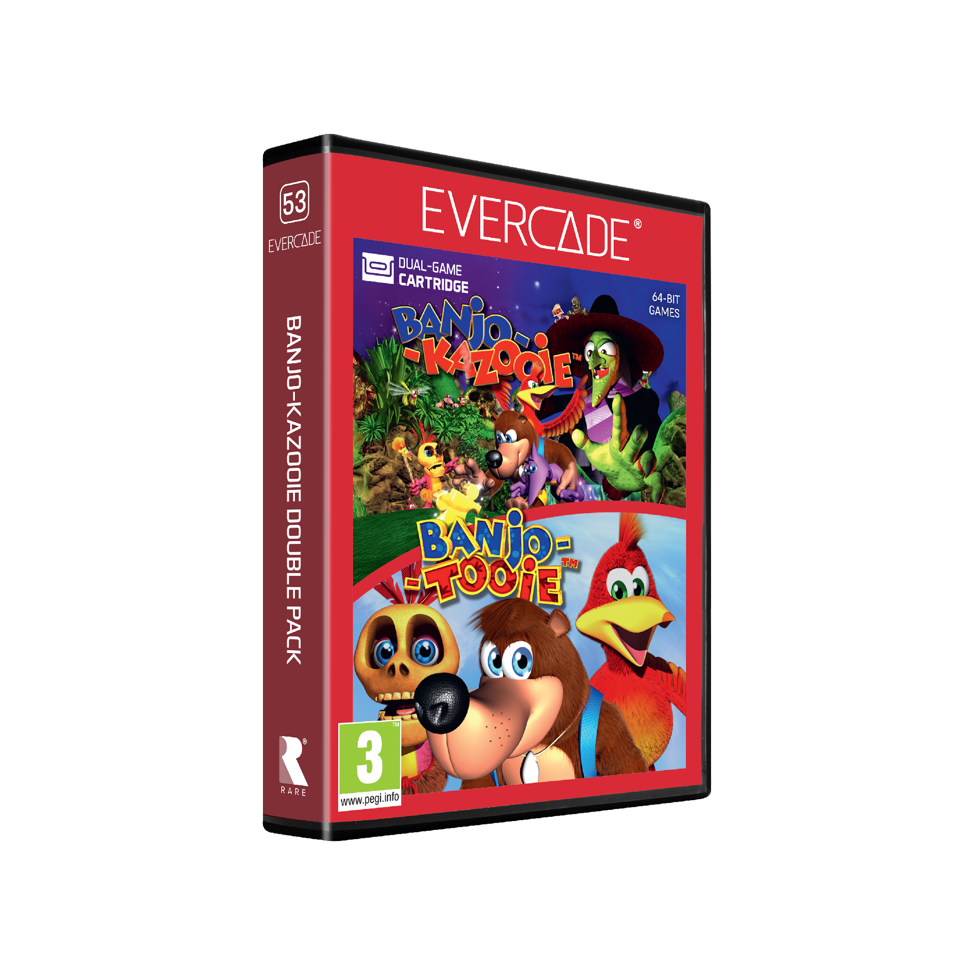Evercade - Banjo-Kazooie Double Pack - Zestaw Gier Retro