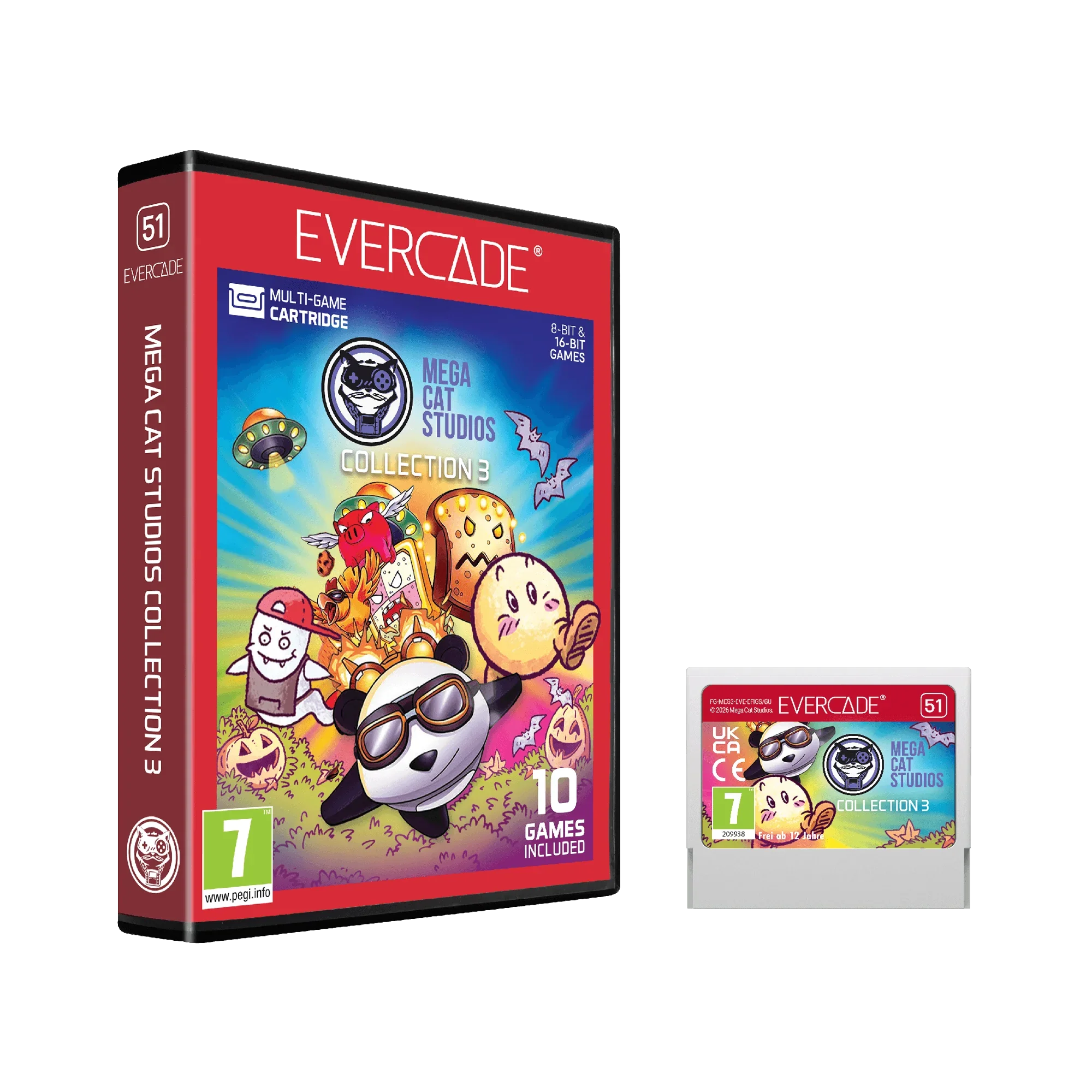 Evercade - Mega Cat Studios Collection 3 - Zestaw Gier Retro