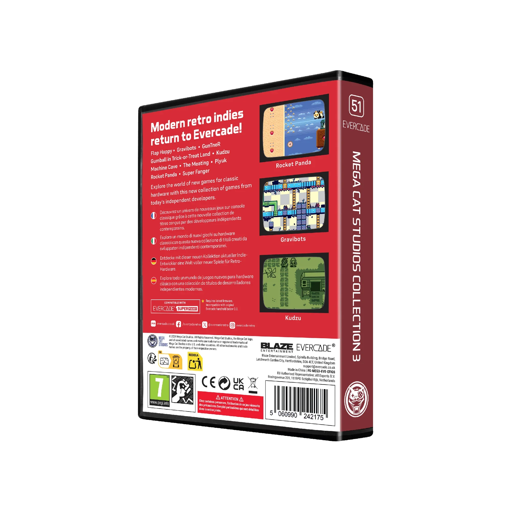 Evercade - Mega Cat Studios Collection 3 - Zestaw Gier Retro