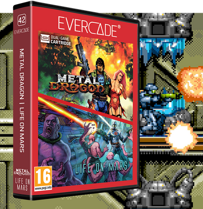 Evercade - Metal Dragon & Life on Mars - Zestaw Gier Retro