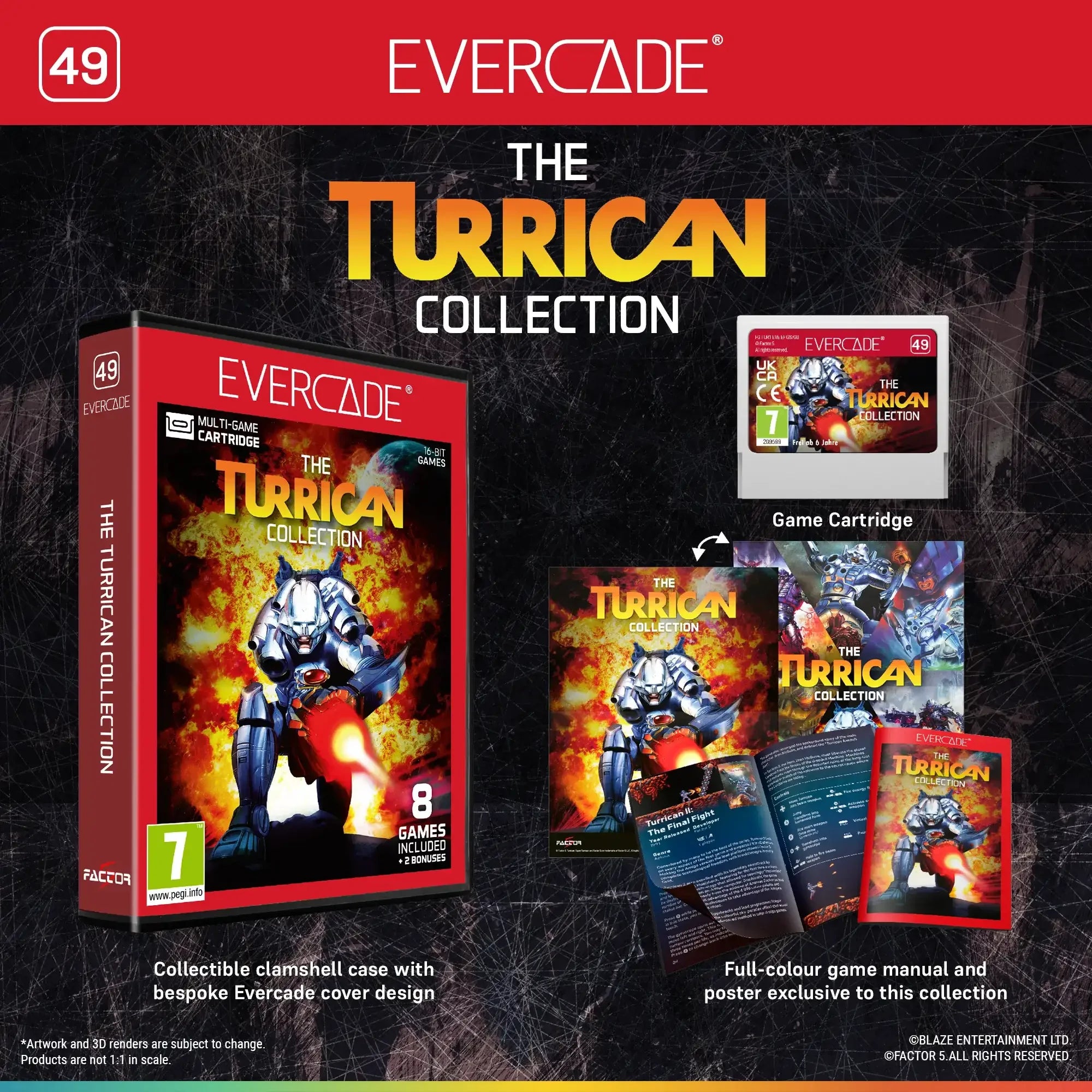 Evercade - The Turrican Collection - Zestaw Gier Retro