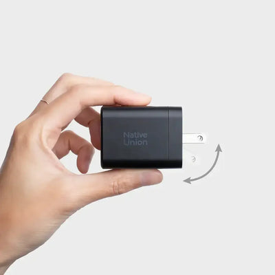 Native Union - Fast GaN Charger PD 45W 1C+1A - Ładowarka Dwuportowa PD 45W 1C+1A