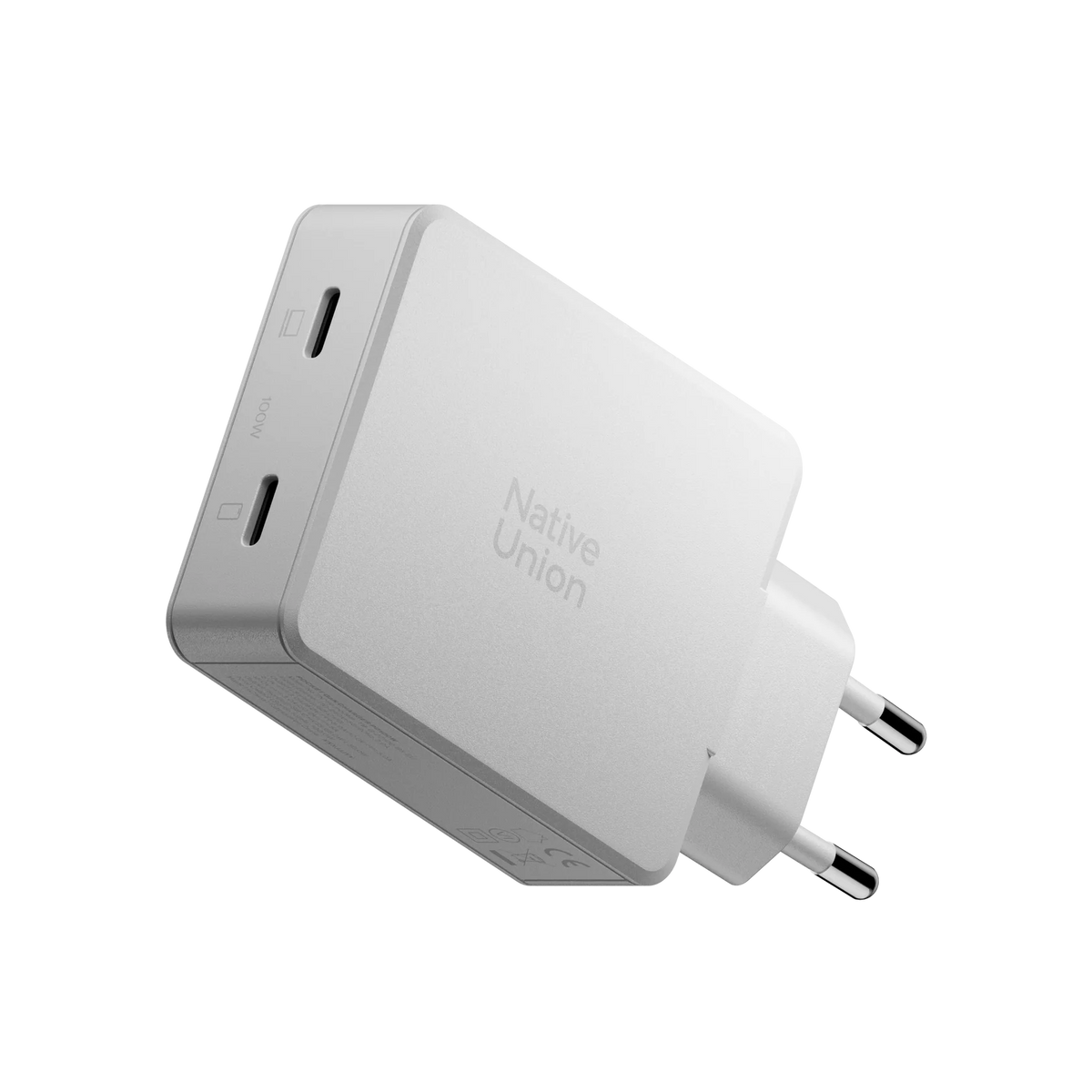 Native Union - Pocket GaN Charger PD 100W White - Ładowarka Sieciowa GaN