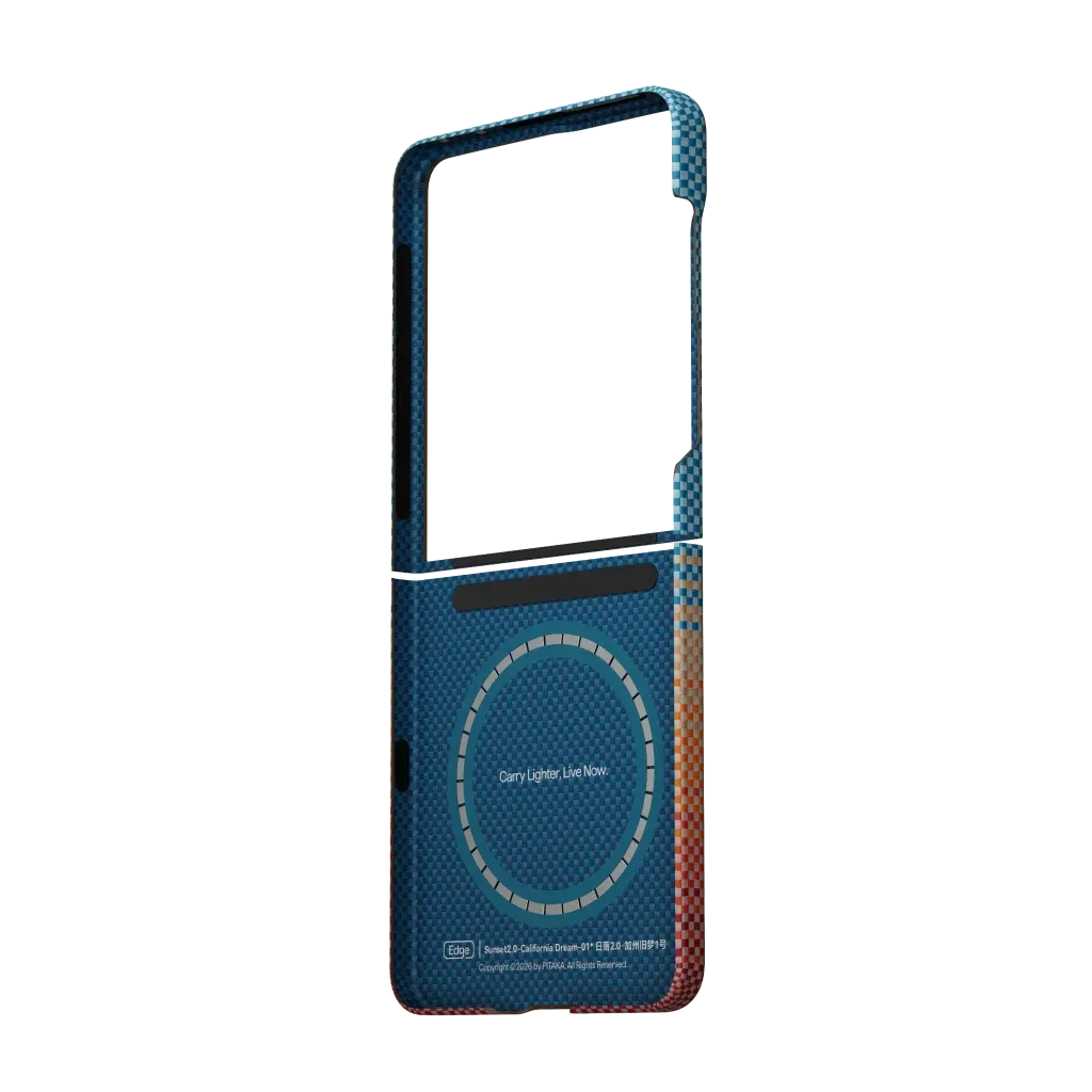PITAKA - Edge Case Sunset 2.0 California Dream-01 for Galaxy Z Flip8 - Ultracienkie Etui do Samsunga